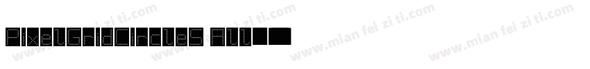 PixelGridCircleS All字体转换